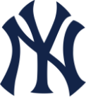 The New York Yankees logo features a classic design that represents the renowned baseball team.