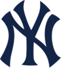 The New York Yankees logo features a classic design that represents the renowned baseball team.